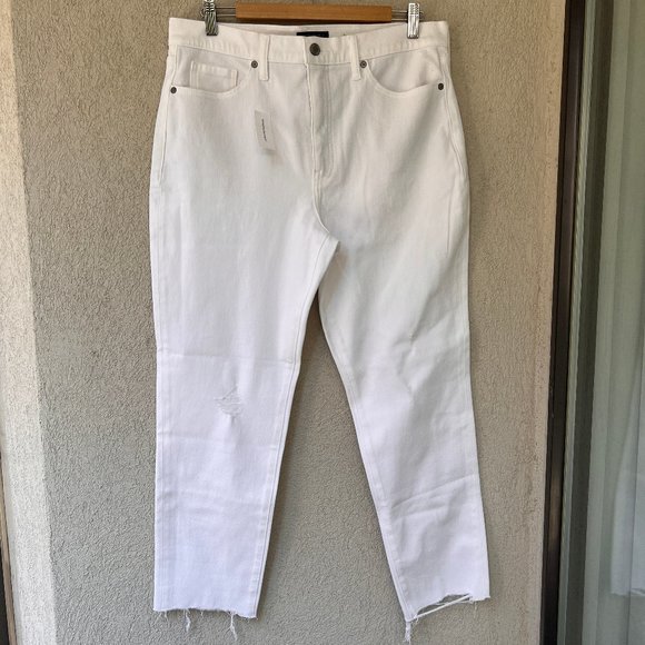 Banana Republic Denim - NWT - Banana Republic High-Rise Distressed Slim Ankle Length Jeans